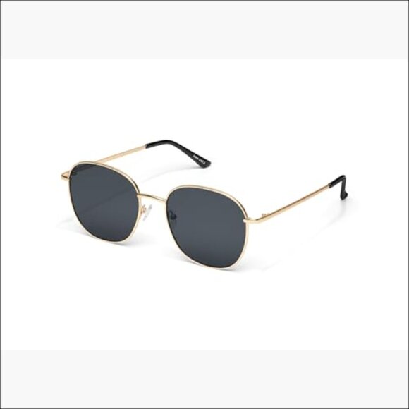 Metal Frame Oversized Round Sunglasses with UV Protection main image 4
